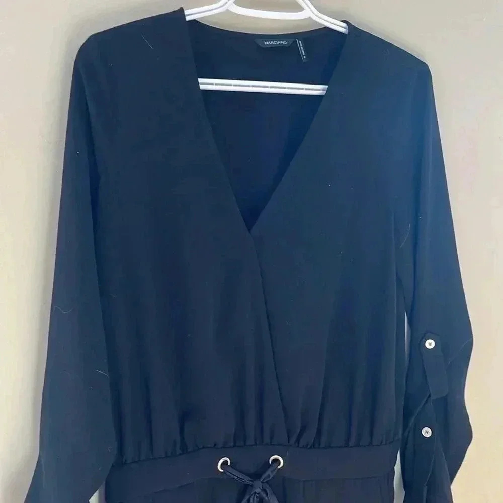 [2]Marciano Black  L/S Romper-NWOT - Picture 2 of 13
